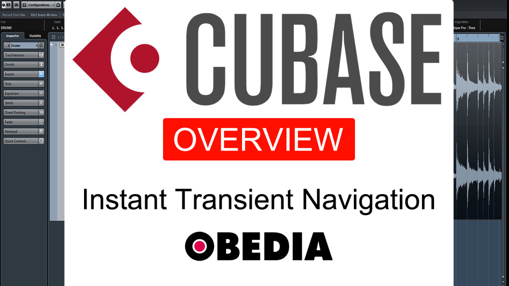 Instant Transient Navigation In Cubase 1