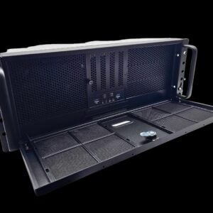 Rok Box 4u Secure Chassis Case - Front - Opened