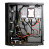 PCAudioLabs Rok Box MC series pro audio PC - Black Mid Tower Case - Right Side Open