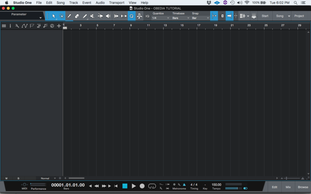 How to program a Tempo Map using the Tempo Track in Studio One 4