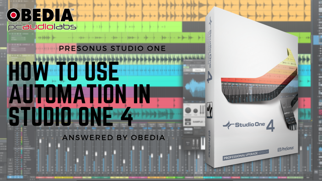 How to use Automation in Studio One 4