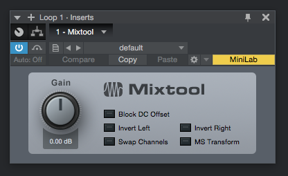 How to use the MixTool plugin in Studio One 4