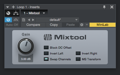 How to use the MixTool plugin in Studio One 4