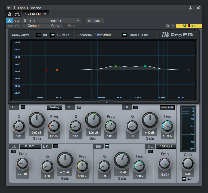 How to use the Pro EQ plugin in Studio One 4