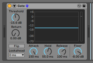 noise gate settings for vocals