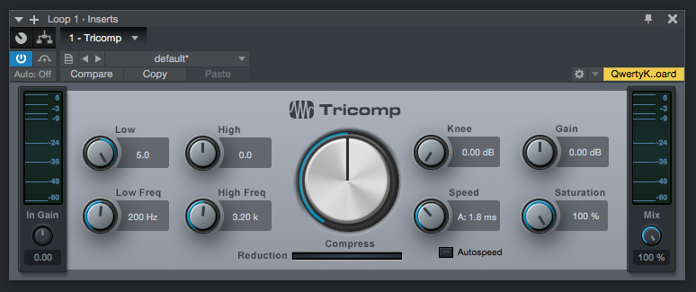 How to use PreSonus Tricomp in Studio One 4