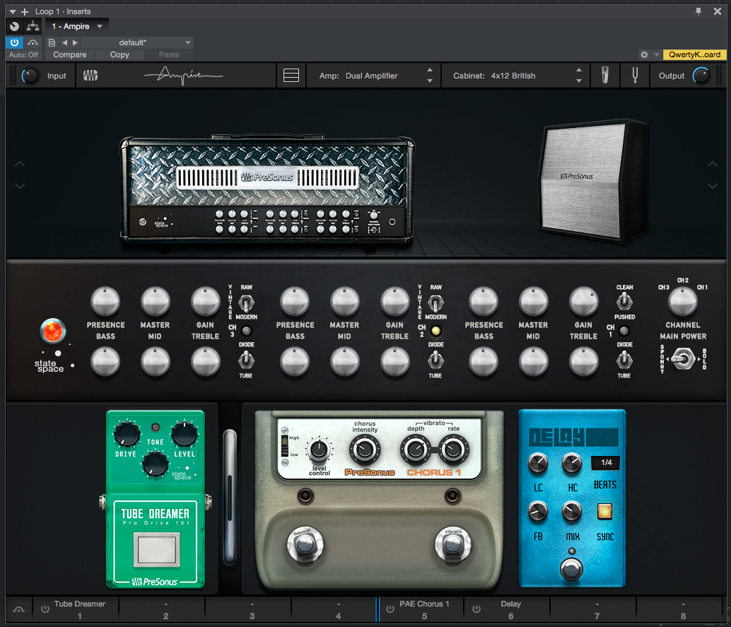 Studio One  New Features - Part 2: Ampire - PCAudioLabs