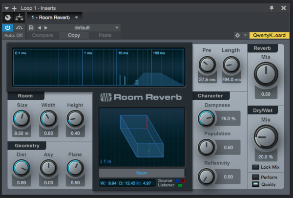 studio one 5 room reverb