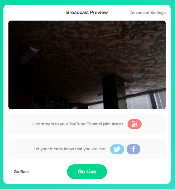 How to stream yourself to YouNow