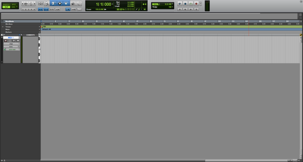 How to create and configure a MIDI track in Pro Tools