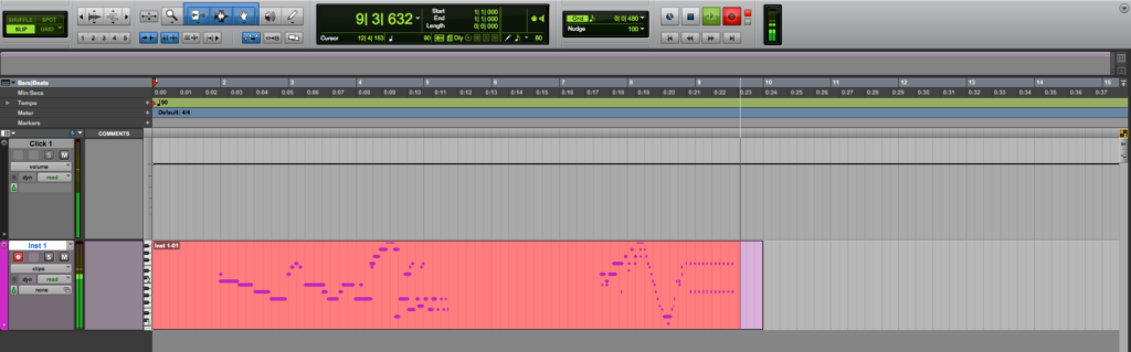 Come registrare MIDI in Pro Tools 5