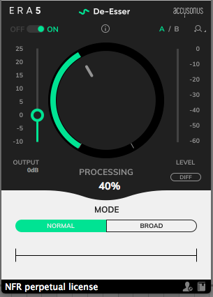 How to use Accusonus DeEsser 2