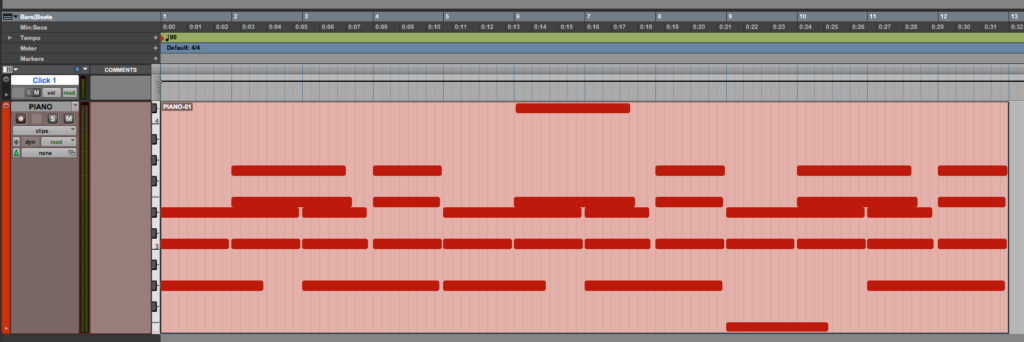 Merge MIDI Clips in Pro Tools