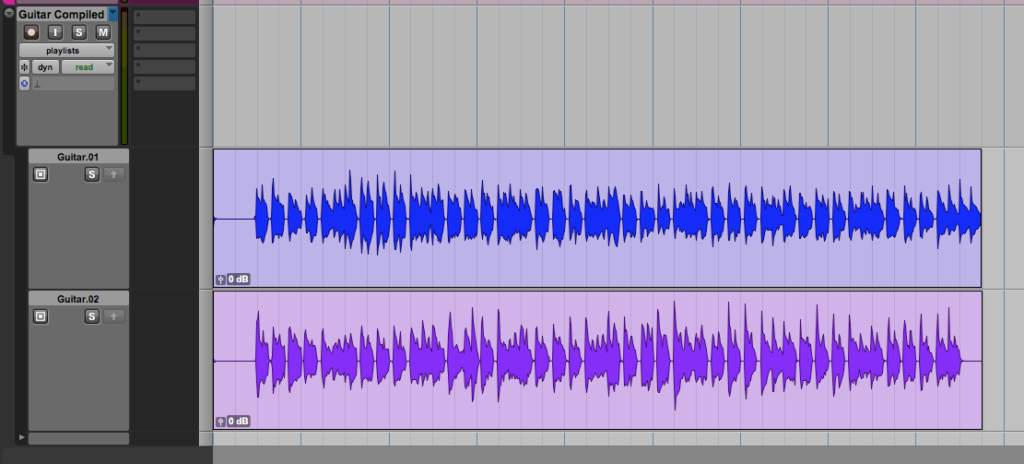 How to compile takes using Playlists in Pro Tools