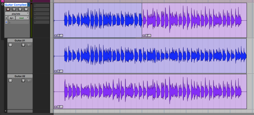 How to compile takes using Playlists in Pro Tools