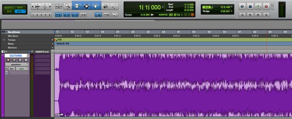 Vertical Zoom in Pro Tools