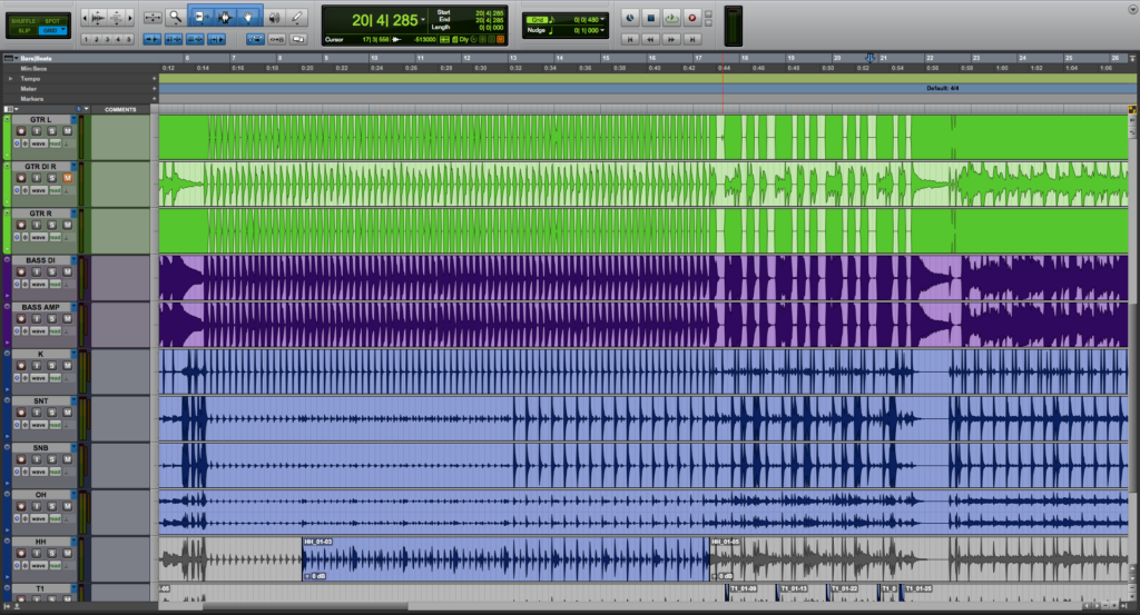 Universe View in Pro Tools