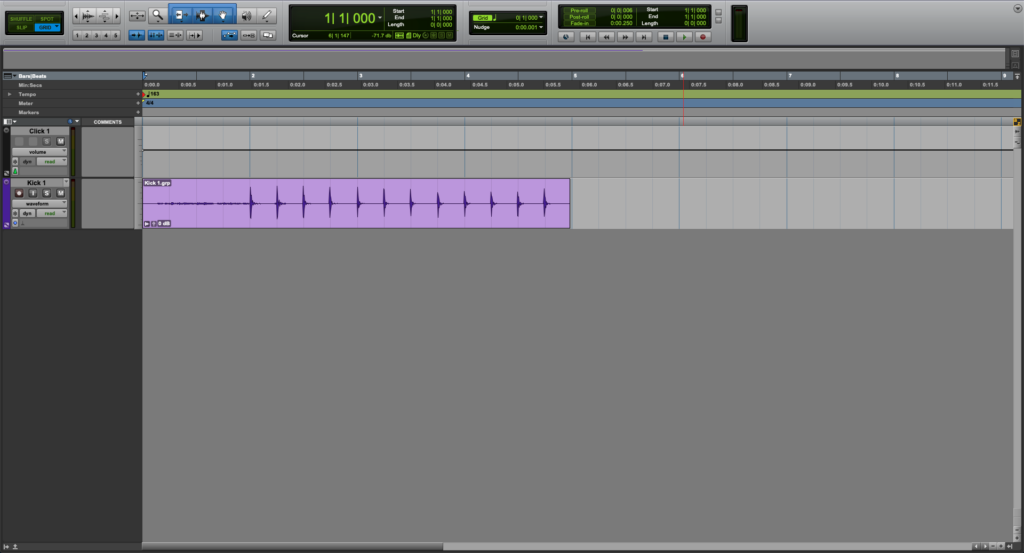 Move Song Start in Pro Tools
