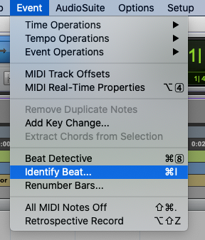 How to Identify Beat in Pro Tools 3