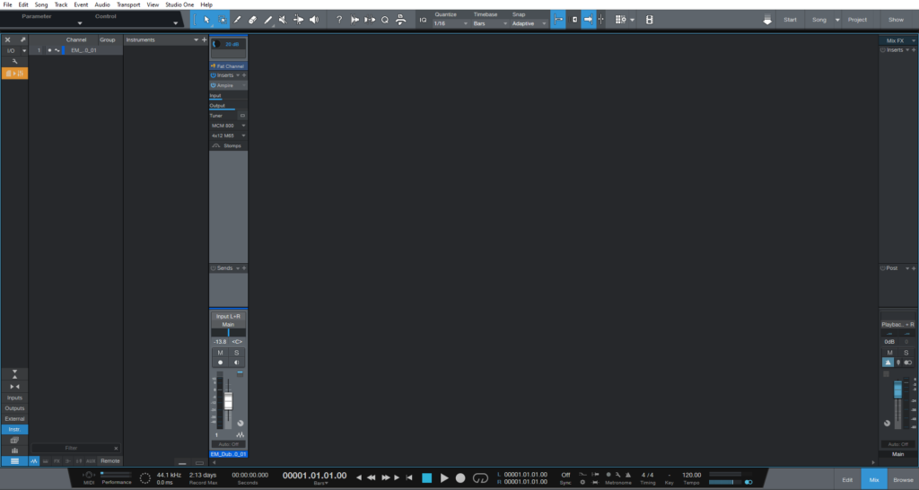 New Features included in Studio One 5.4: Plug-In Nap