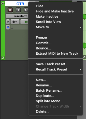 Track Bounce for Sharing Purposes in Pro Tools