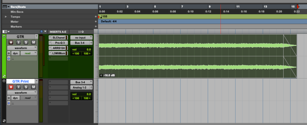 Track Print for Sharing Purposes in Pro Tools 3
