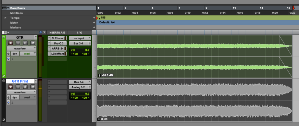 Track Print for Sharing Purposes in Pro Tools 2