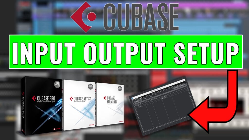 Inputs and Outputs Setup in Cubase 1