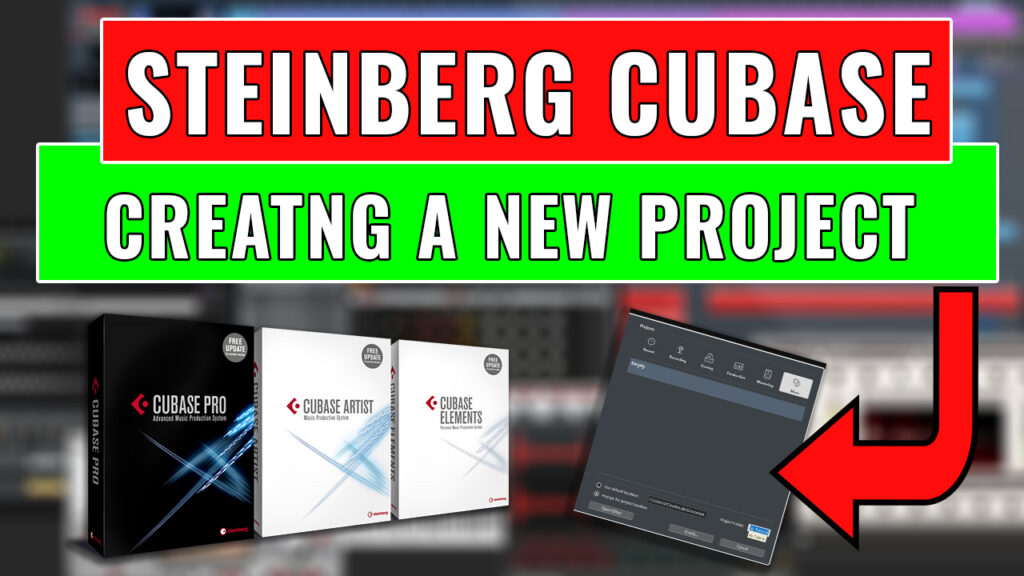 How to Create a New Project in Steinberg Cubase