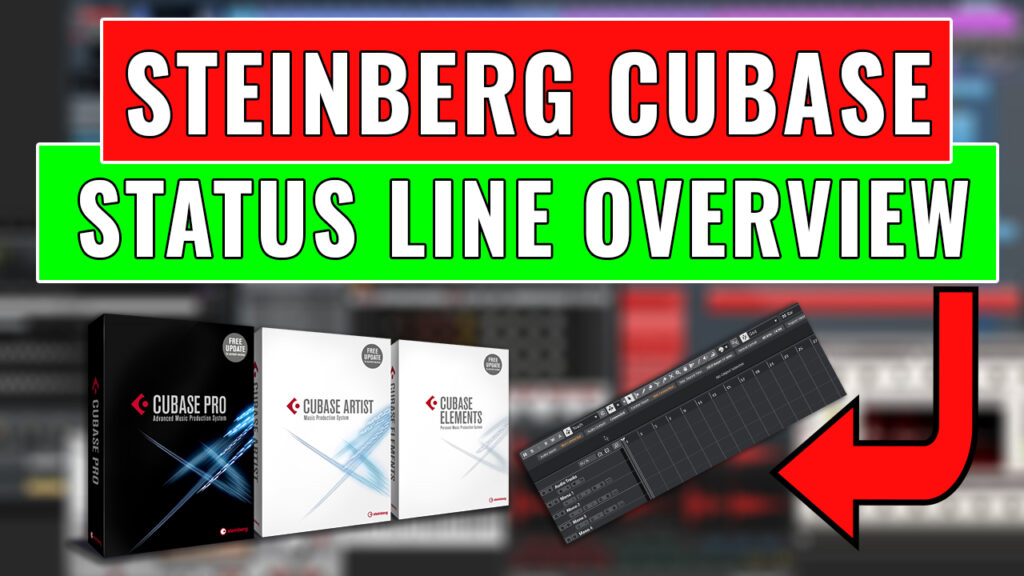 Status line in Cubase overview from OBEDIA