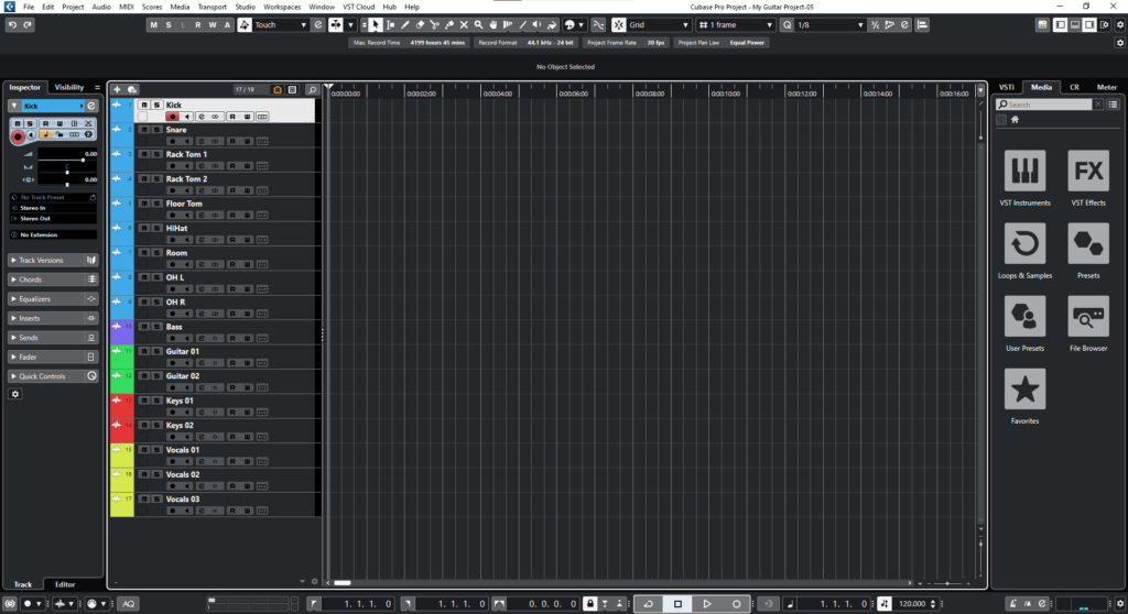 How to render Audio Click in Cubase