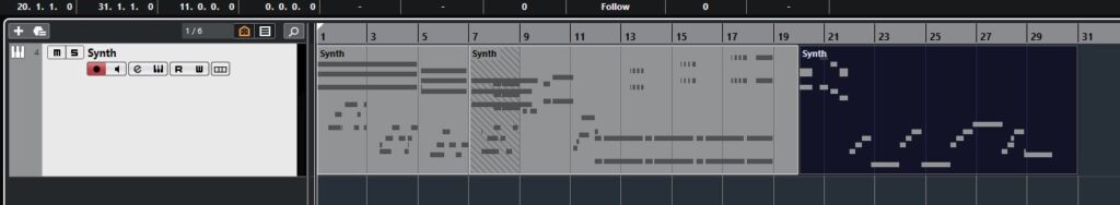 Mute MIDI Parts in Cubase