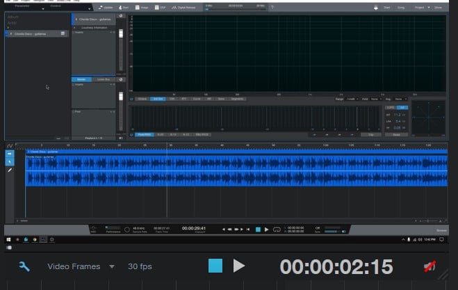 Timecode on Video in Studio One 6.1