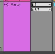 2-Channel Output Routing for Tracks in Live 1