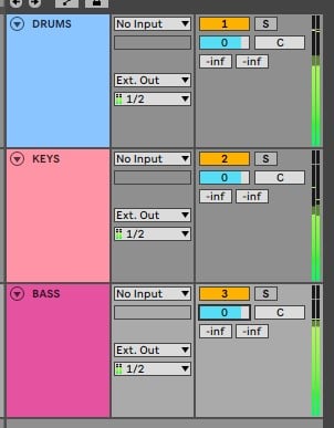 Normalizing Track Volume for Live Performance in Ableton