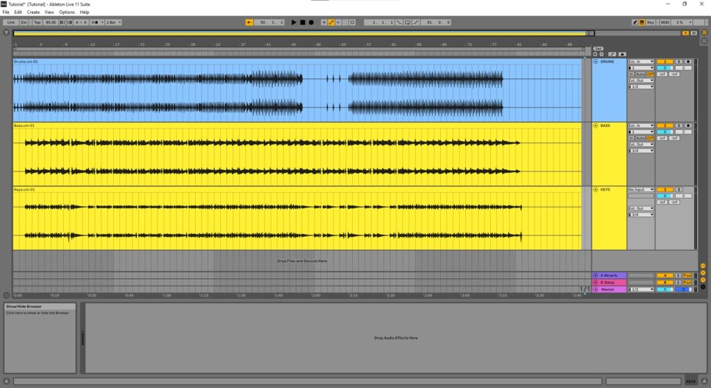 Mapping MIDI controller parameters for Live Performance in Ableton