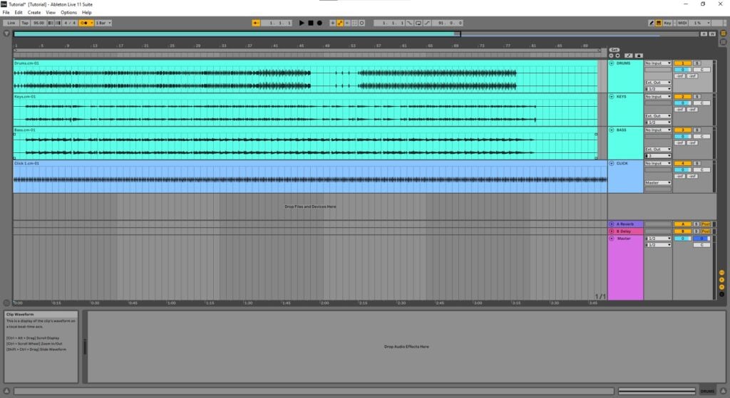 Rendered Click in Ableton