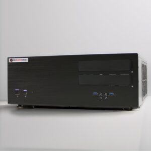 PCAudioLabs Rok Box Slate AV rackmount - no rack ears - quarter left front copy