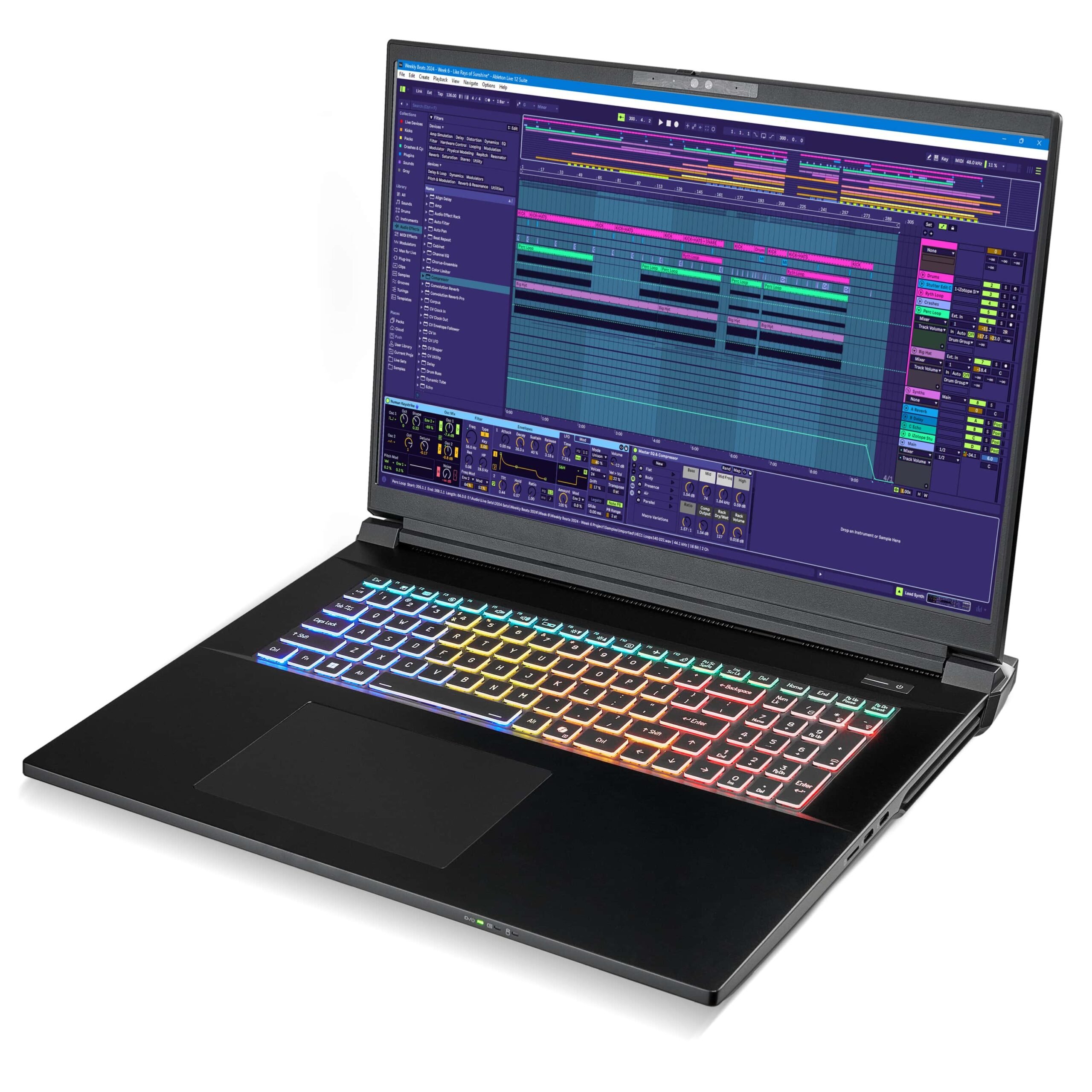 ROK BOX MC MOBILE X PRO PRO AUDIO LAPTOP WITH ABLETON LIVE